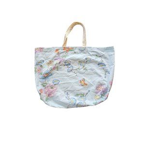 Floral Fabric Tote Bag